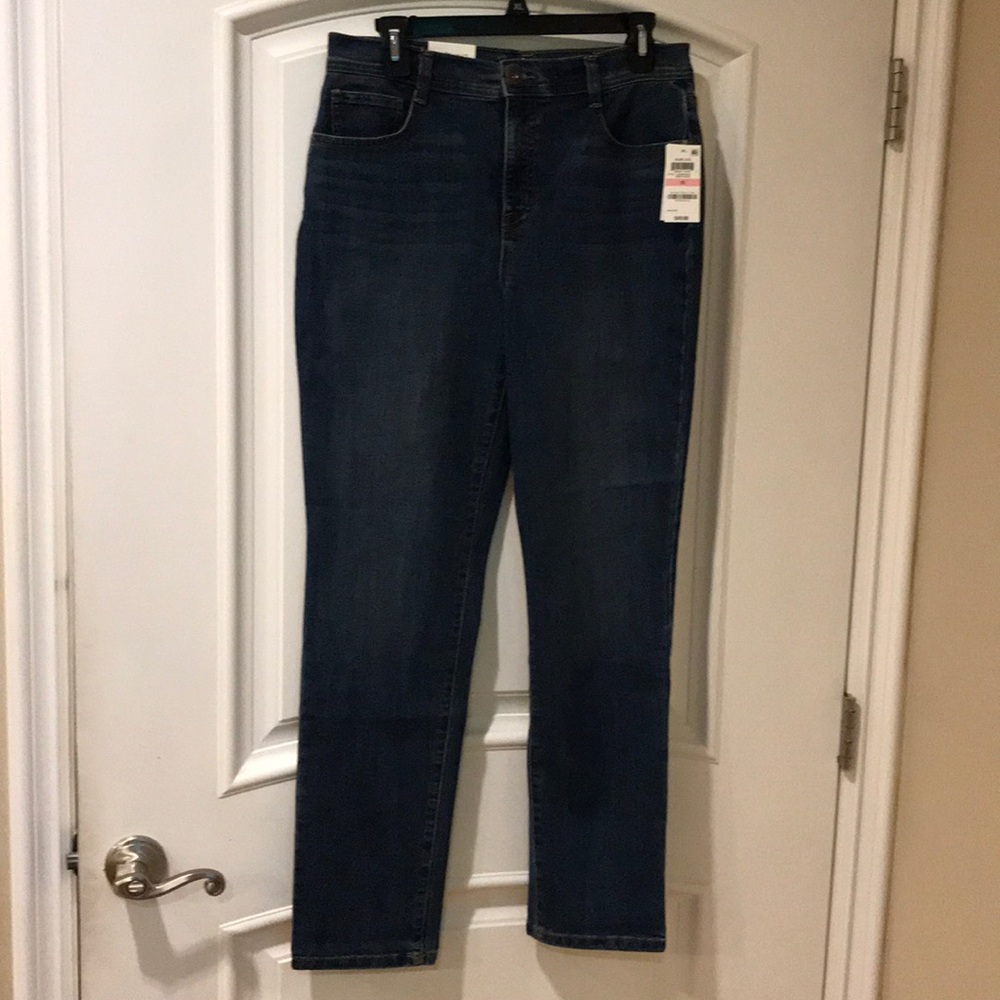 Style & CO high rise tummy control slim leg jeans
